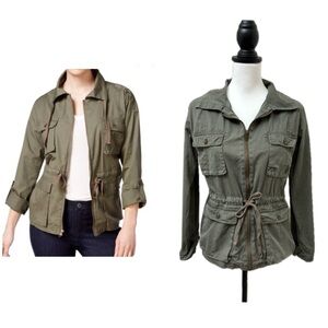Bar III army green utility jacket size Small S gorpcore‎ street wear